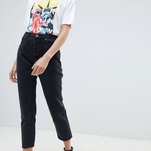 Black Mom jeans - Stradivarius brand from Asos